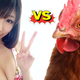 Illustration for article titled Pin-Up Models vs. Poultry Battle on Twitter in Japan